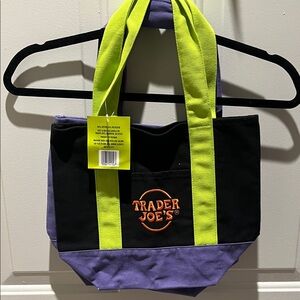 Black and Purple Tote Bag